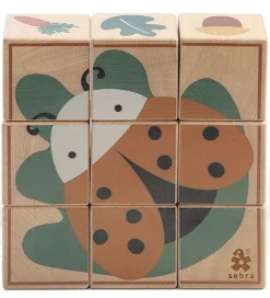 Sebra Klodspuslespil - Træ - Woodland