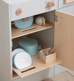 Sebra Legekøkken - Opvaskemaskine - Træ - Seabreeze Beige