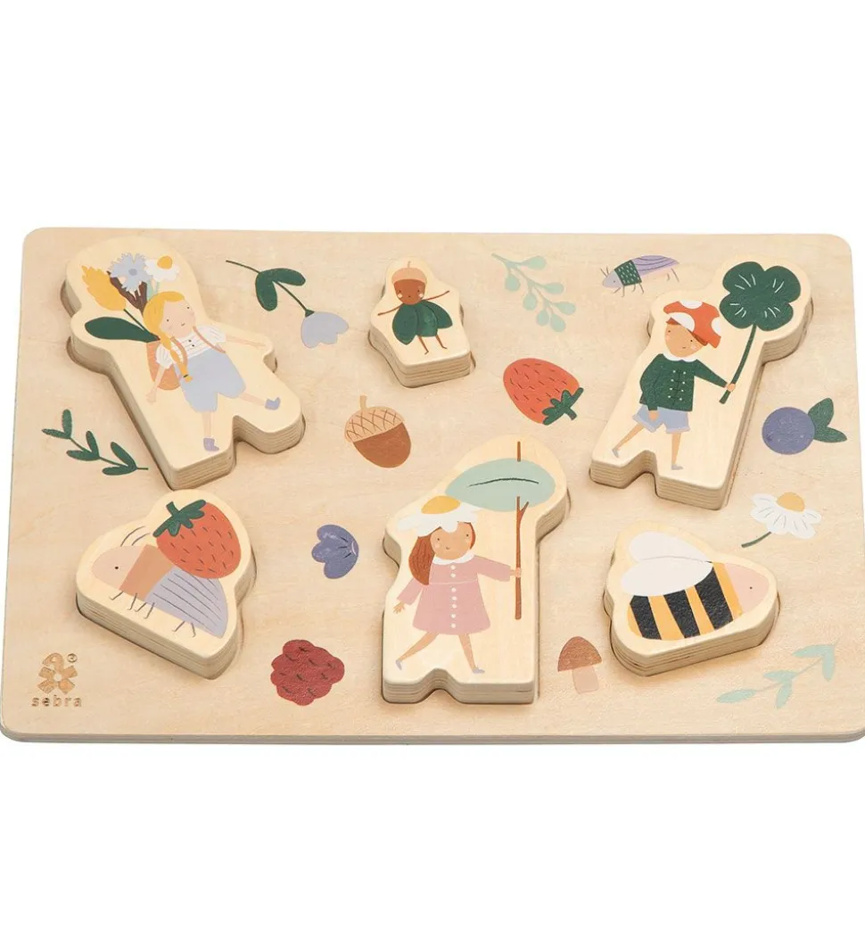 Sebra Puslespil - Træ - Pixie Land