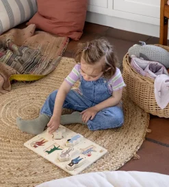 Sebra Puslespil - Træ - Toes/Builders