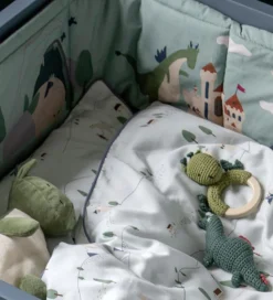 Sebra Rangle - Hæklet - Drage - Grøn