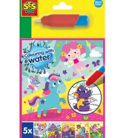SES Creative - Fantasi Malebog - Farv med Vand