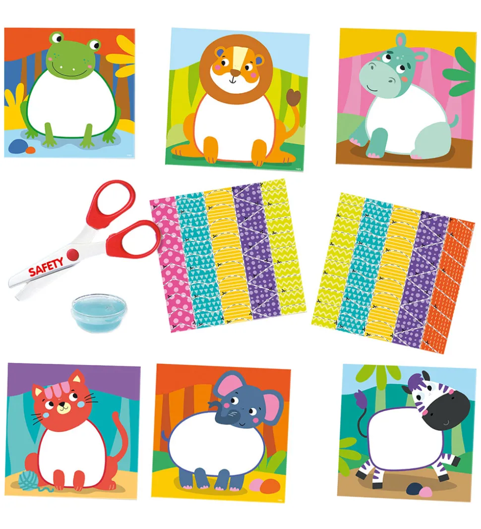 SES Creative - Montessori - Lær at klippe Kollager