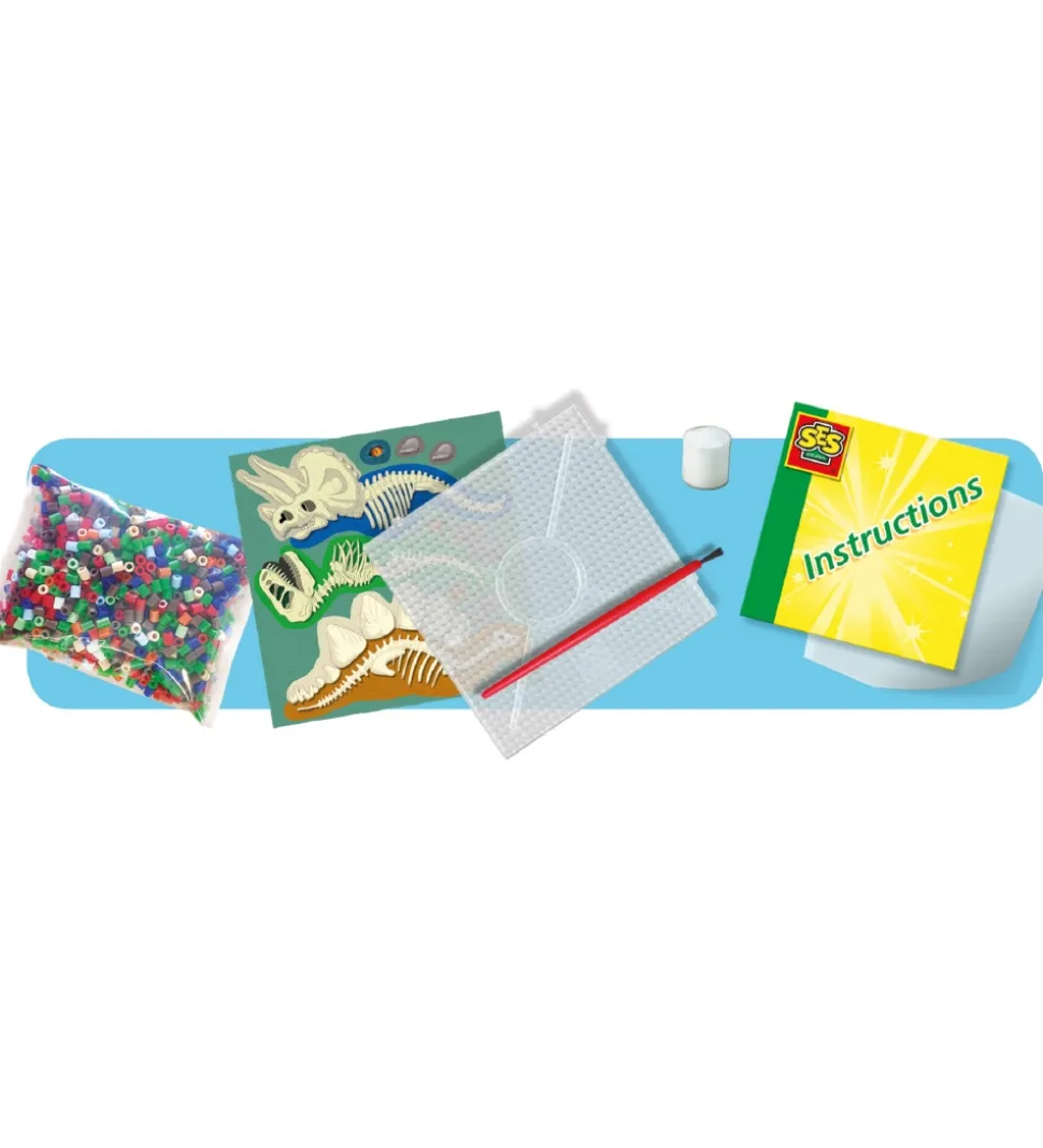 SES Creative Beedz Perlesæt - 1800 stk - Dinosaurer