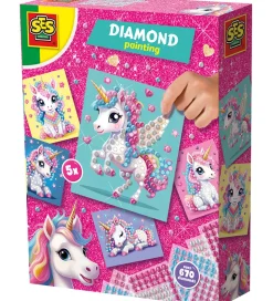 SES Creative Kreasæt - Diamantmosaik - Enhjørning