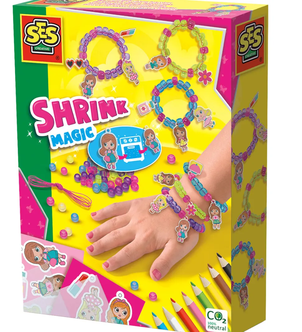 SES Creative Kreasæt - Krympeplast - Armbånd