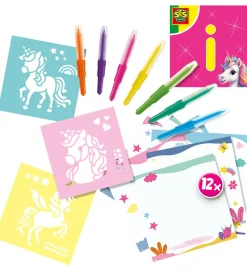 SES Creative Kreasæt - Pustetuscher - Enhjørning