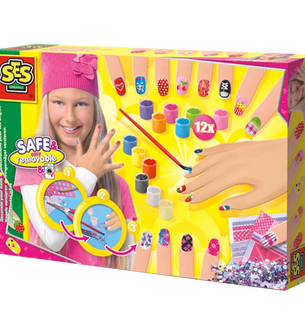 SES Creative Neglesæt - Dekorer Dine Negle