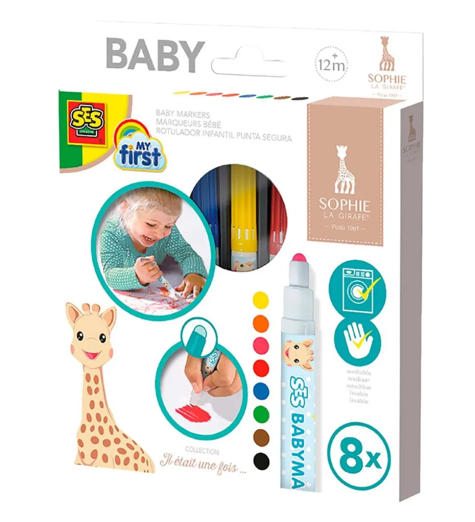 SES Creative x Sophie La Girafe - Babyfarver