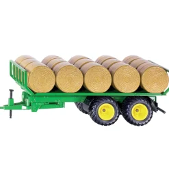 Siku Anhænger - 1:32 - Rundballeanhænger - Grøn