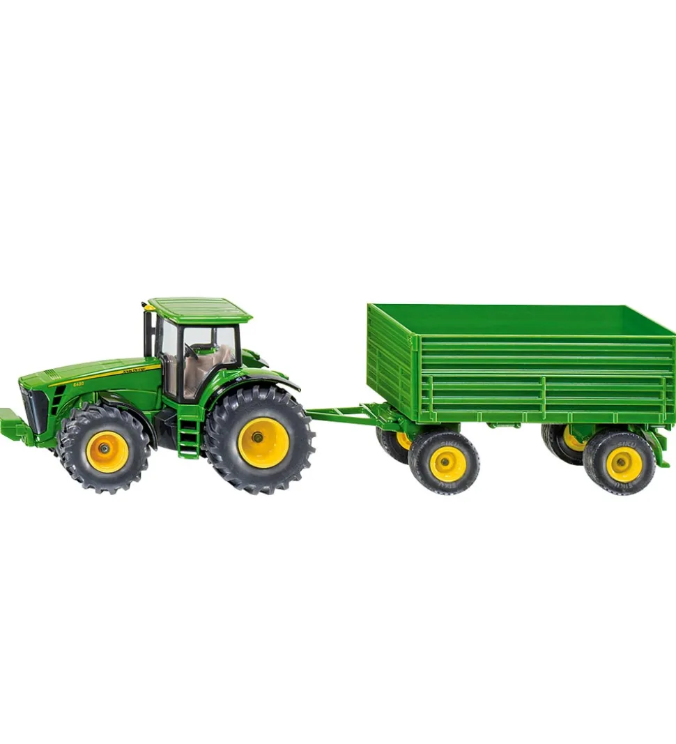 Siku Traktor m. Anhænger - John Deere 8430 - 1:50 - Grøn