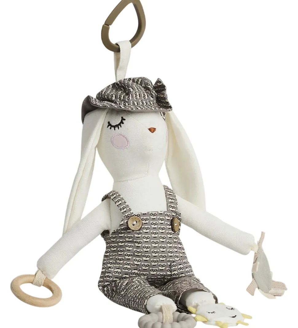 Smallstuff Aktivitetsbamse - Kanin - 30 cm - Nature Bear Face