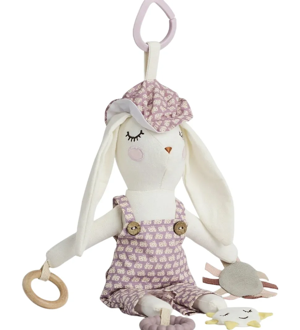 Smallstuff Aktivitetsbamse - Kanin - 30 cm - Rose Rabbit