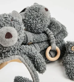 Smallstuff Aktivitetsbamse - Uld - Grå