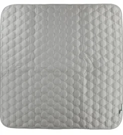 Smallstuff Legetæppe - 100x100 - Quilted - Lysegrå