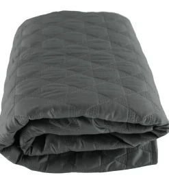 Smallstuff Legetæppe - 100x100 - Quiltet Koksgrå m. Stjerner