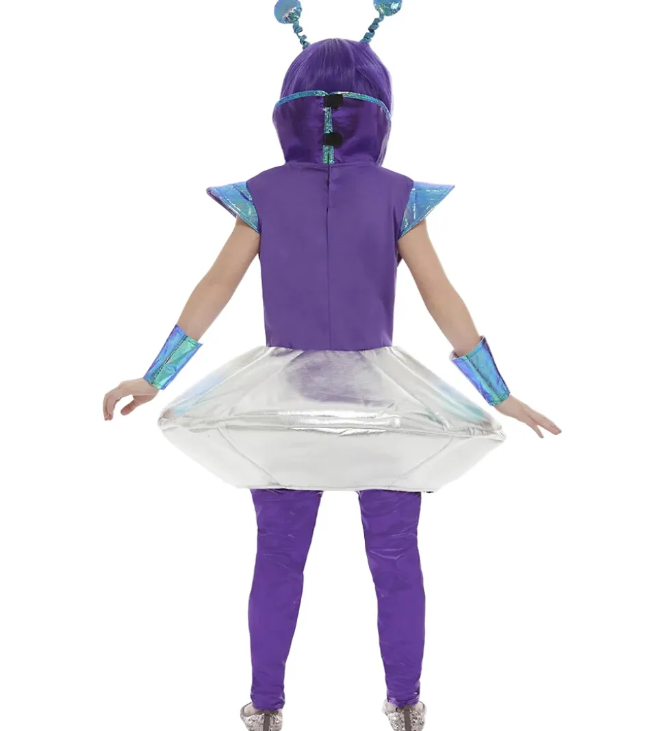 Smiffys Udklædning - Alien Girl - Silver