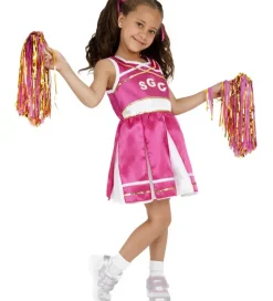 Smiffys Udklædning - Cheerleader - Pink