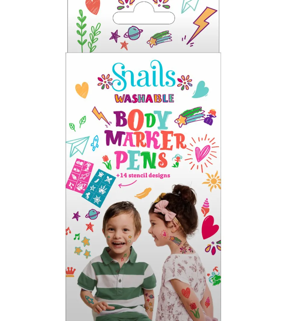 Snails Tatoveringssæt - Body Marker Pens