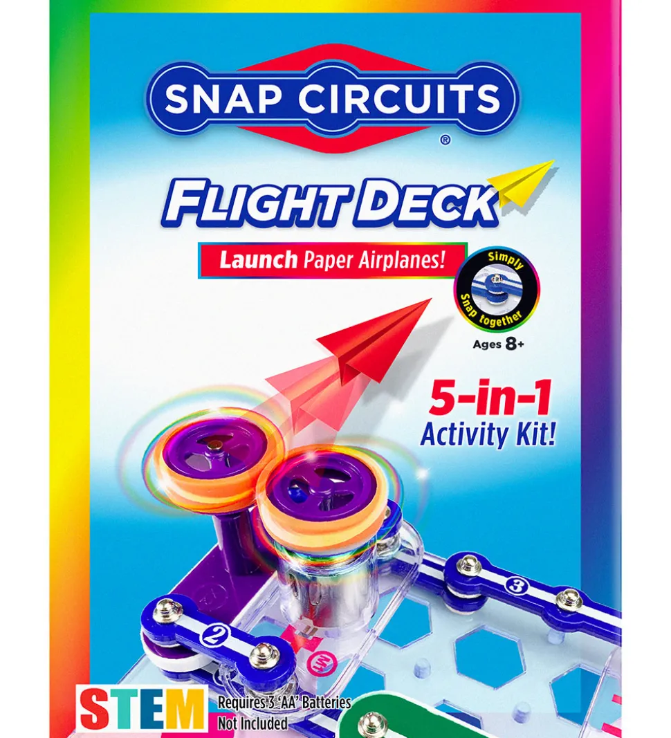 Snap Circuits Flight Deck Sæt - Launch Paper Airplanes