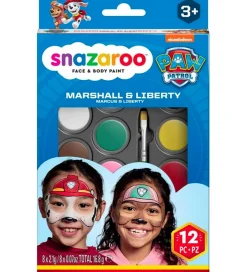 Snazaroo Ansigtsmaling - 8 Farver - Paw Patrol Marshall & Libert