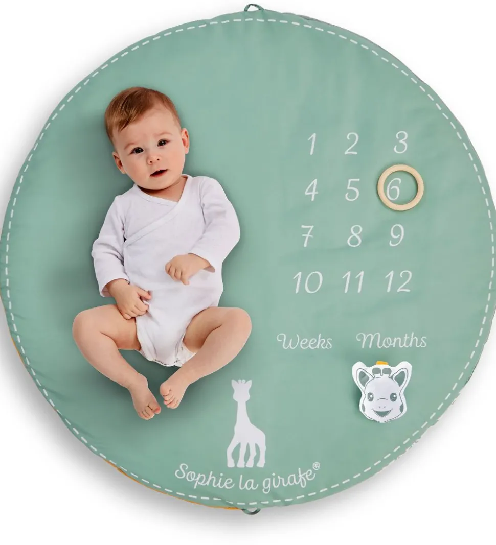 Sophie la Girafe Aktivitetstæppe - Grøn