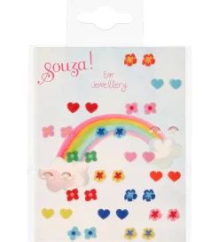 Souza Øreringe Klistermærker - 19 par - Flowers/Hearts