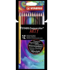 Stabilo Farveblyanter - Aquacolor Arty - 12 stk. - Multifarvet