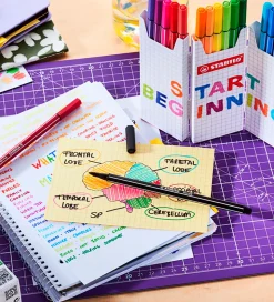 Stabilo Tuscher - Pen 68 - 18 stk. - Multifarvet