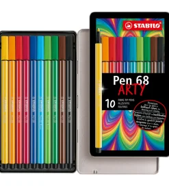 Stabilo Tuscher - Pen 68 Arty - 10 stk. - Multifarvet
