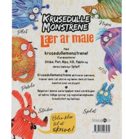 Straarup & Co Aktivitesbog - Krusedulle Monstrene - Lær at Male