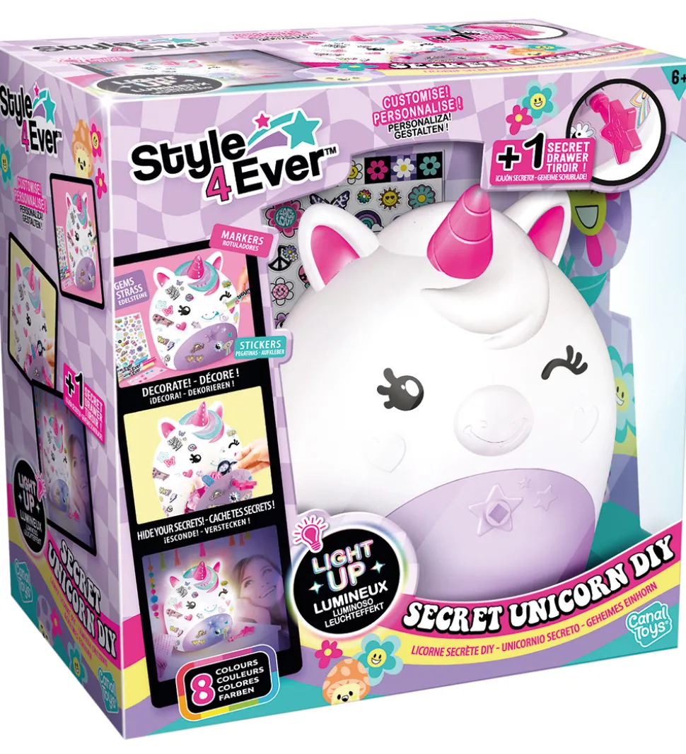 Style 4 Ever Secret Deco DIY Unicorn Lamp