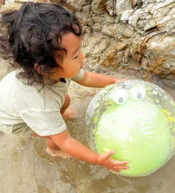 SunnyLife Badebold - 35 cm - 3D - Cookie The Croc - Light Khaki