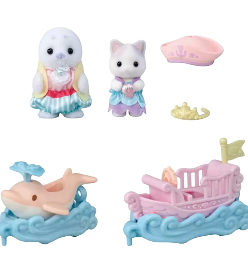 Sylvanian Families - Amusement Park Ride Set - Ride The Waves -