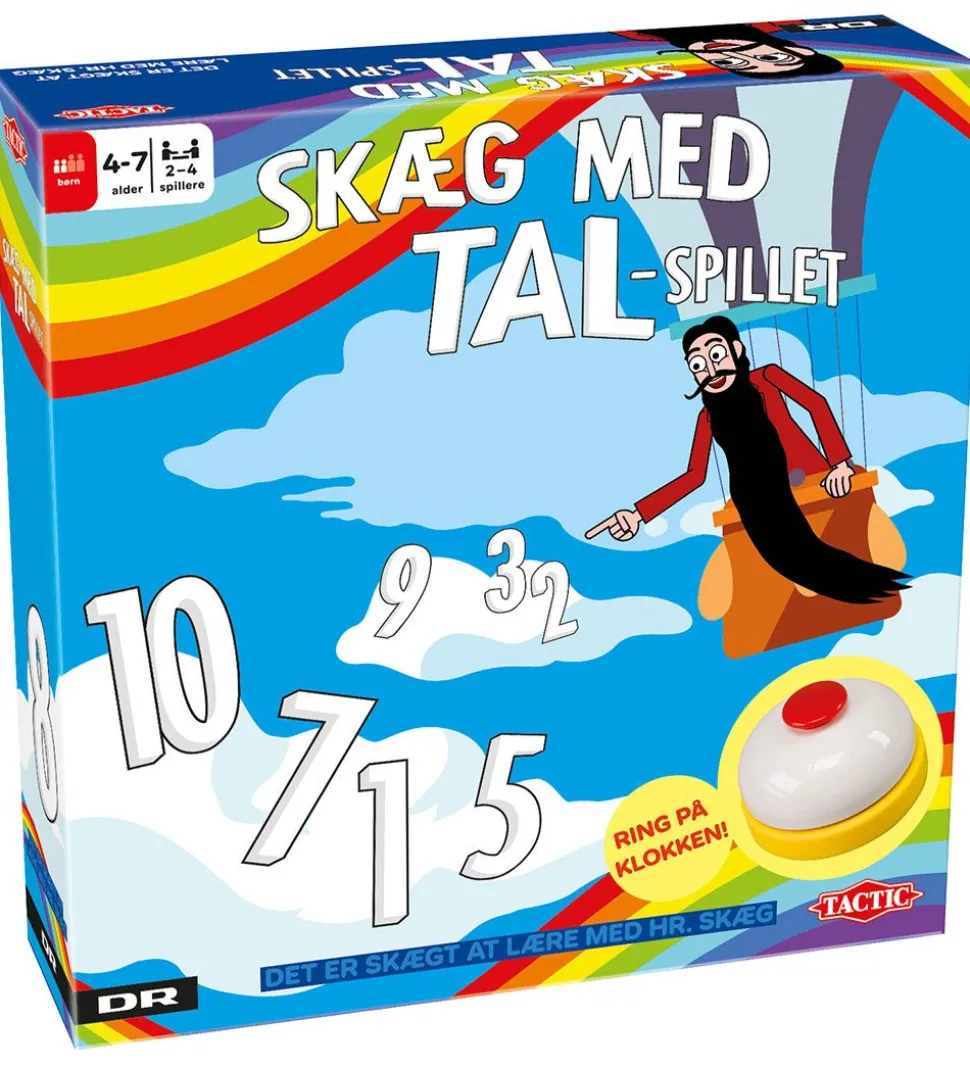 TACTIC Brætspil - Skæg Med Tal-Spillet