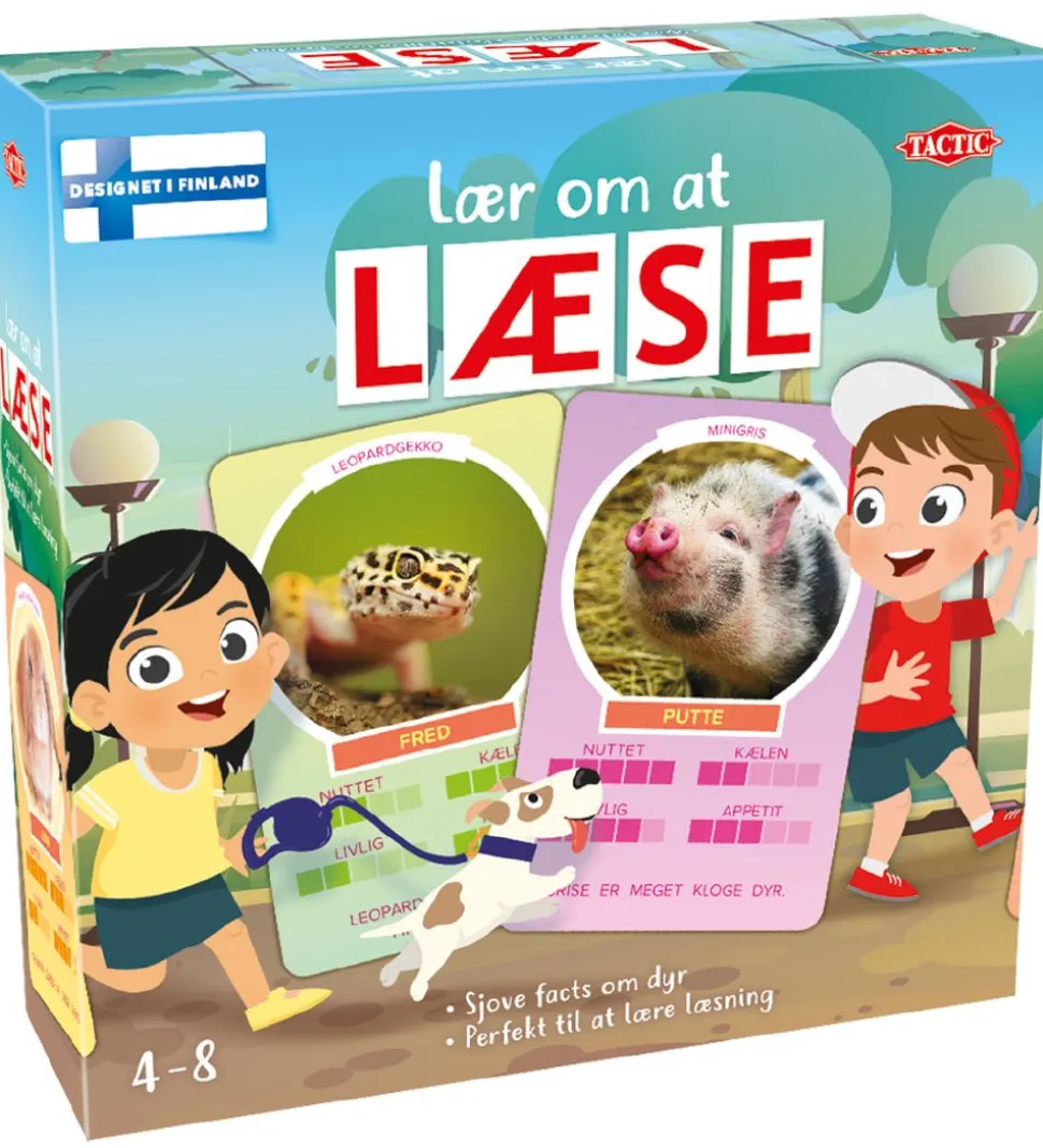 TACTIC Kortspil - Lær Om At Læse - Dansk