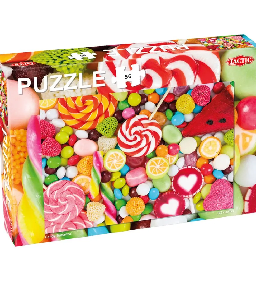TACTIC Puslespil - Candy Bonanza - 56 Brikker
