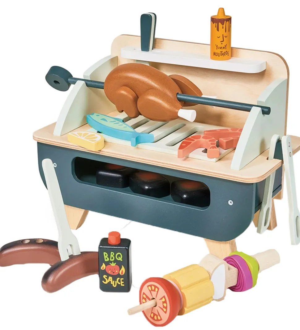 Tender Leaf Trælegetøj - BBQ Grillsæt
