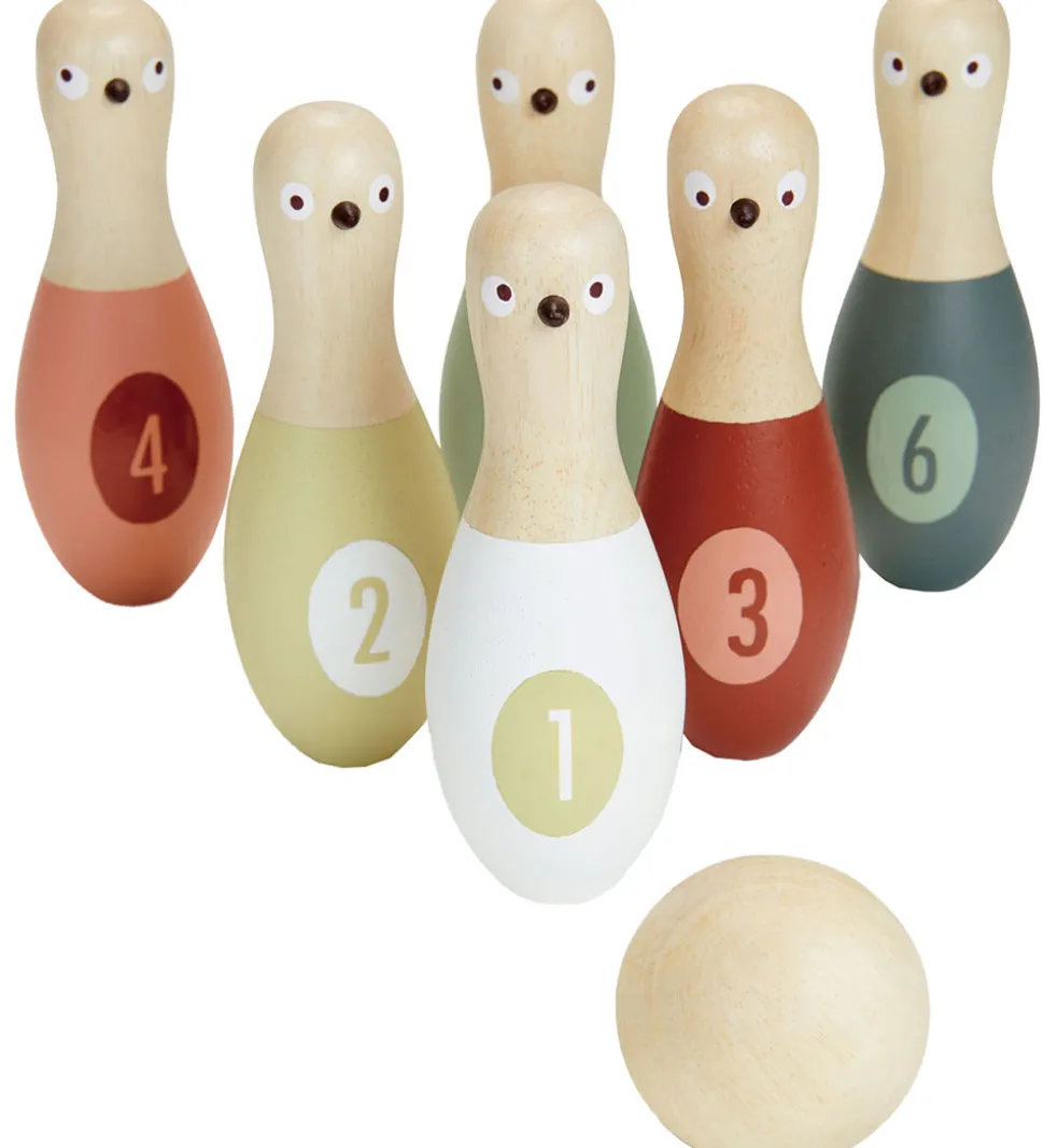 Tender Leaf Bowlingsæt - Træ - 8 Dele