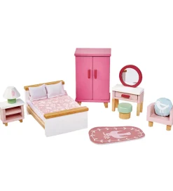Tender Leaf Trælegetøj - Dukkehusmøbler - Soveværelse