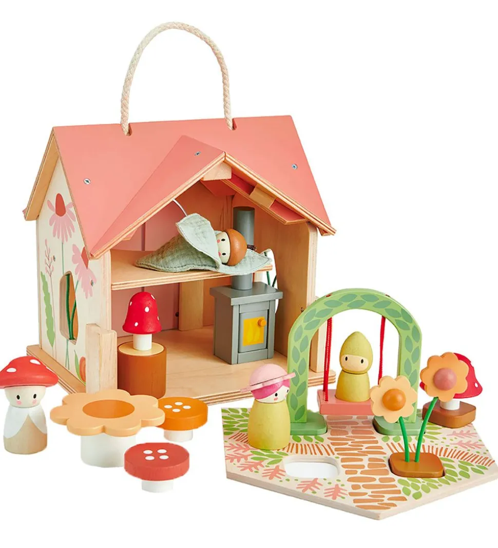 Tender Leaf Trælegetøj - Dukkehus - Rosewood Cottage