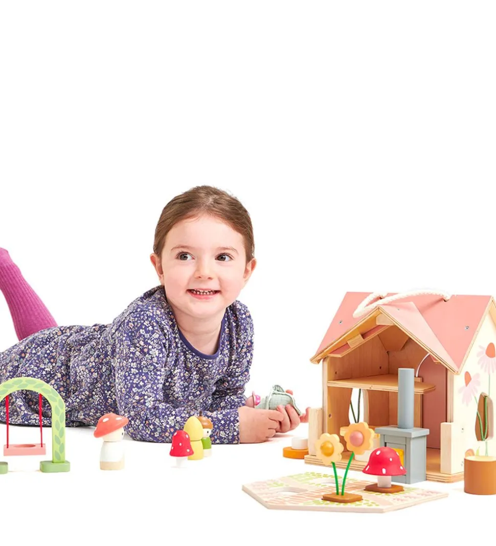 Tender Leaf Trælegetøj - Dukkehus - Rosewood Cottage