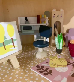 Tender Leaf Trælegetøj - Dukkehusmøbler - Studierum