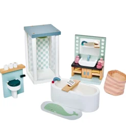 Tender Leaf Trælegetøj - Dukkehusmøbler - Badeværelse