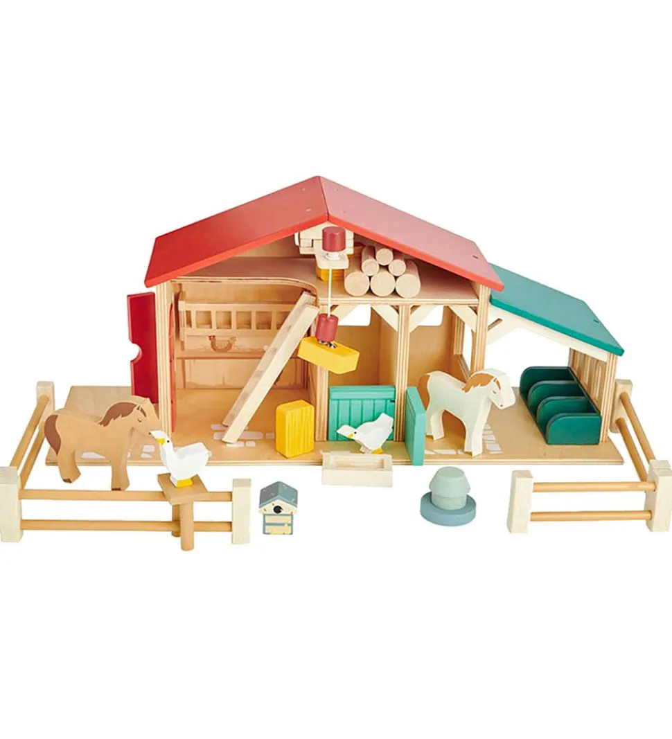 Tender Leaf Trælegetøj - Hestestald Til Dukkehus - Stor