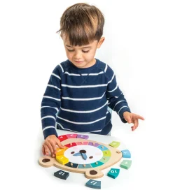 Tender Leaf Trælegetøj - Lær Klokken - Tal og Farver