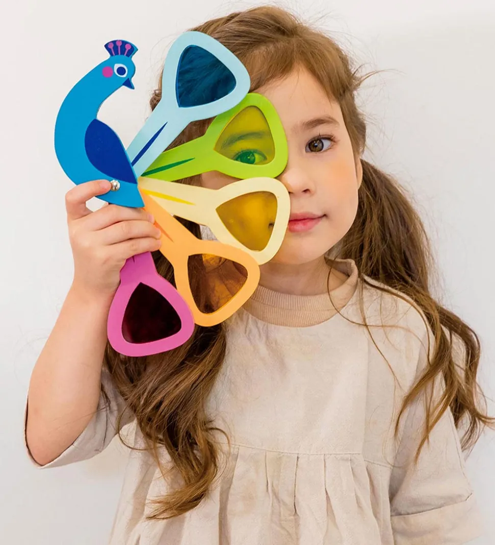 Tender Leaf Trælegetøj - Påfuglefarver