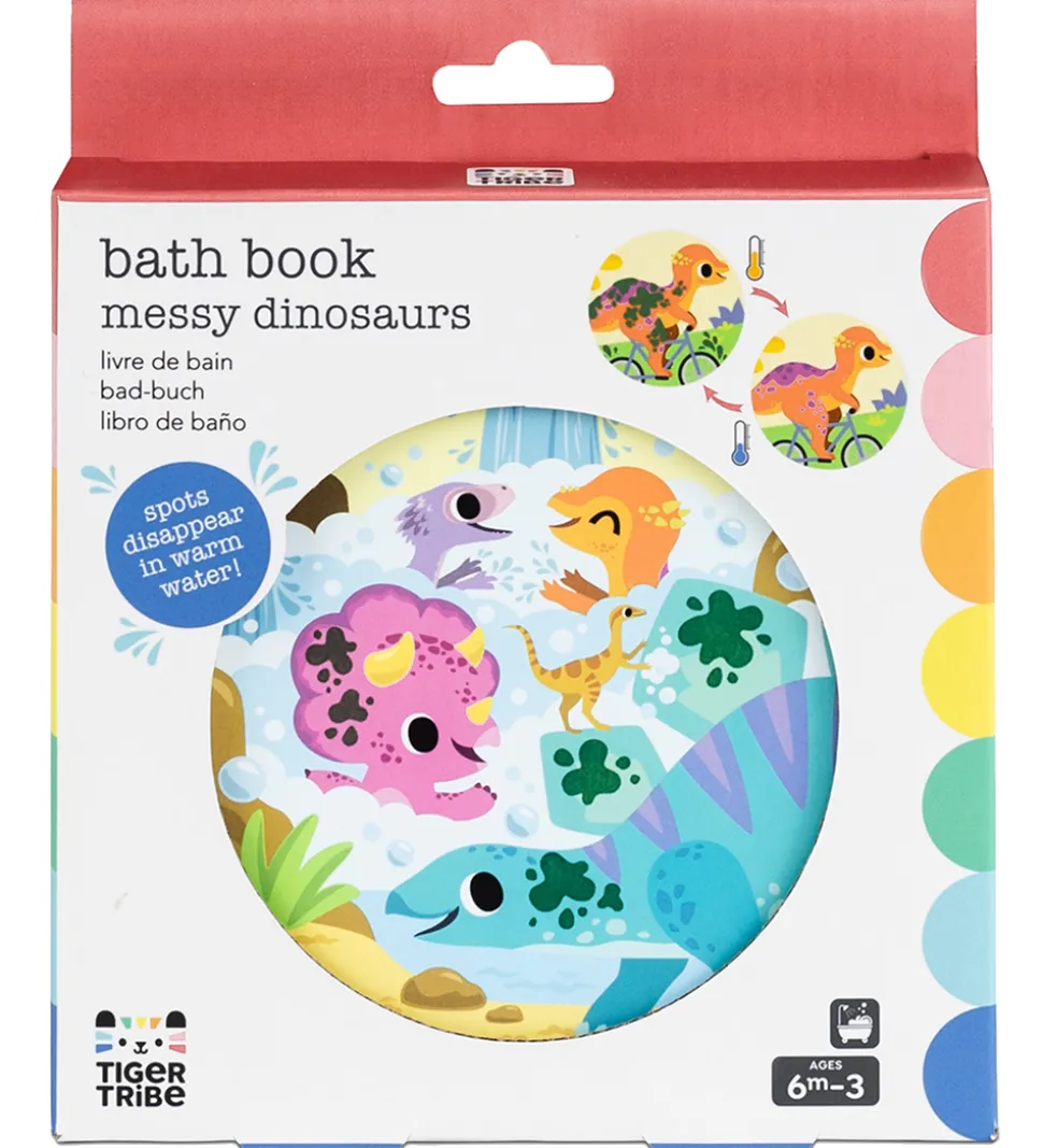 Tiger Tribe Badebog - Messy Dinosaurs