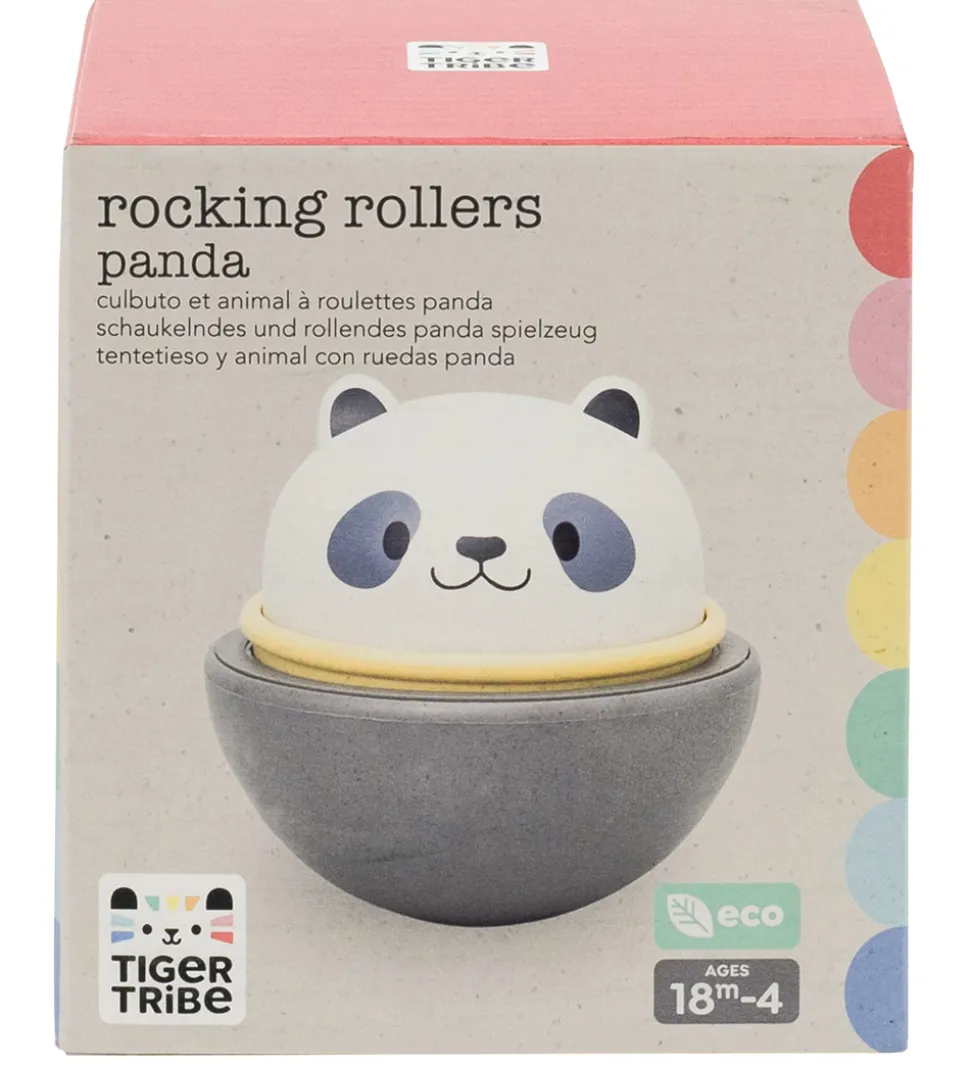 Tiger Tribe Legetøj - Rocking Rollers - Bioplast - 2i1 - Panda