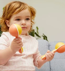 Tiger Tribe Maracas - Bioplast - Gul/Orange